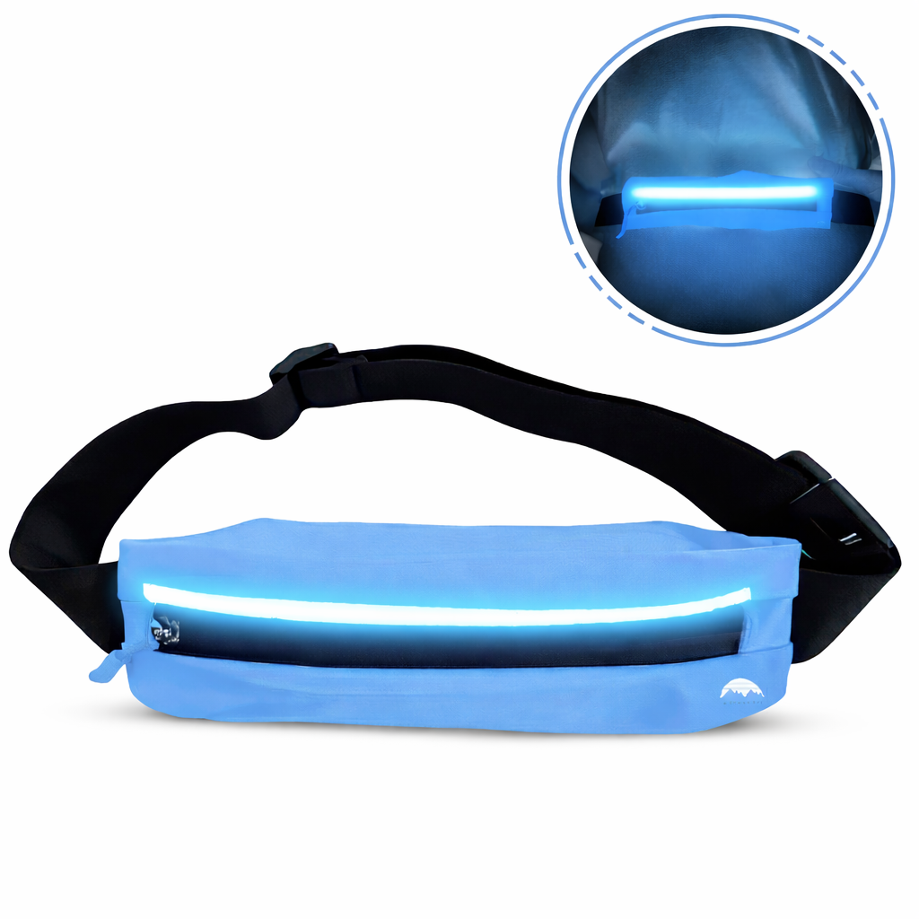 Aero Blue LED Belt Bag
