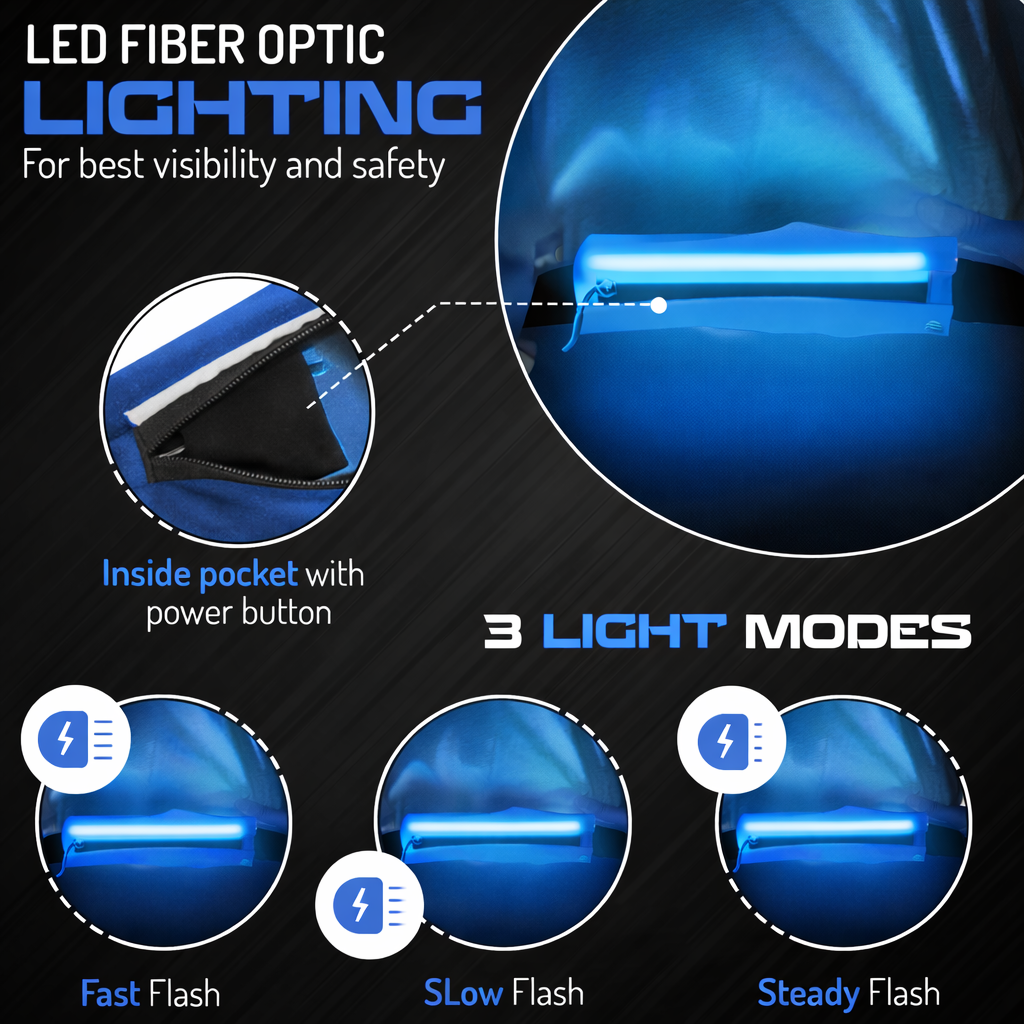 Aero Blue LED Belt Bag