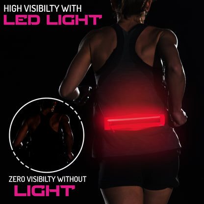 Hot Pink LED Belt Bag